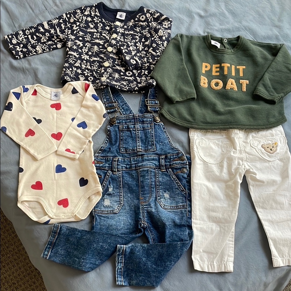 Petit Bateau Baby Clothing Set